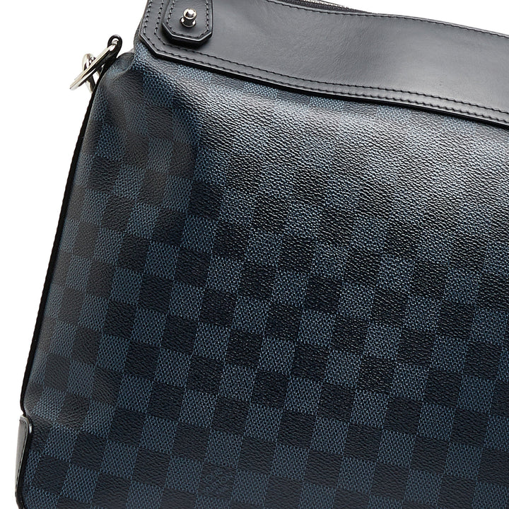 LOUIS VUITTON Damier Cobalt Greenwich Messenger Crossbody Bag