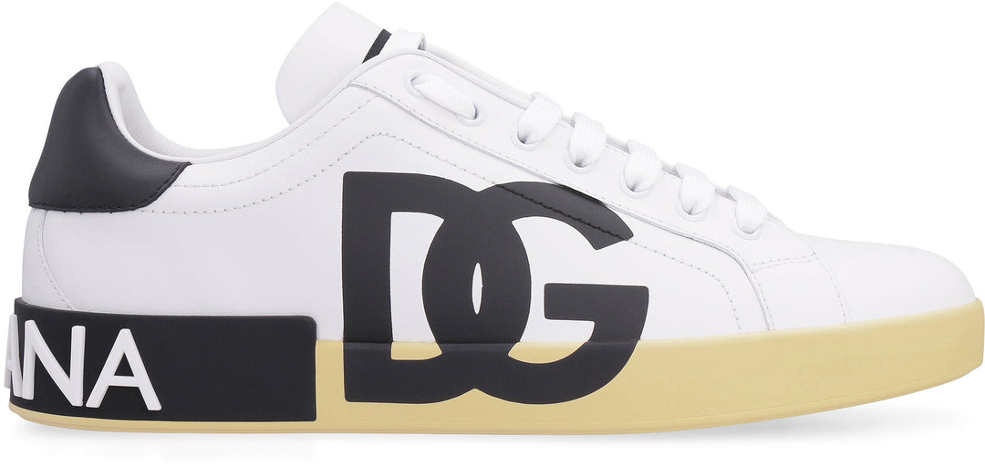 PORTOFINO LEATHER LOW-TOP SNEAKERS