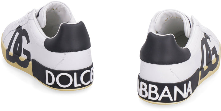 PORTOFINO LEATHER LOW-TOP SNEAKERS