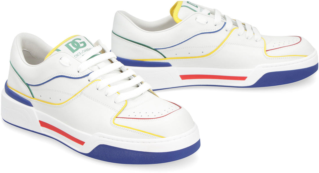 NEW ROMA LEATHER LOW-TOP SNEAKERS