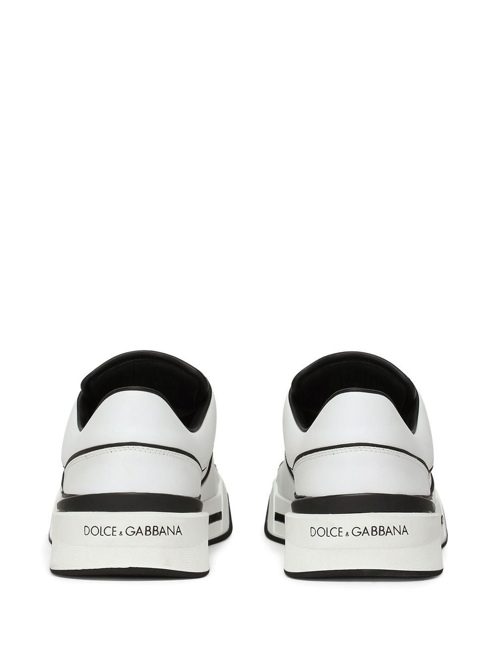 ROMA LEATHER RAFFIA SNEAKERS