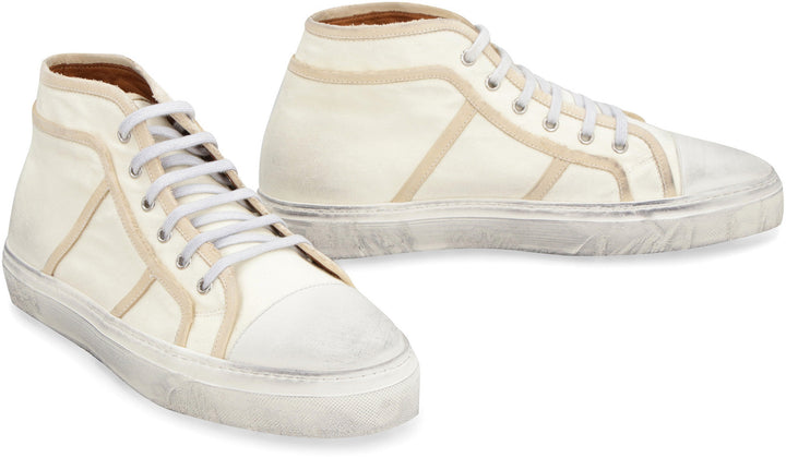 CANVAS MID-TOP SNEAKERS