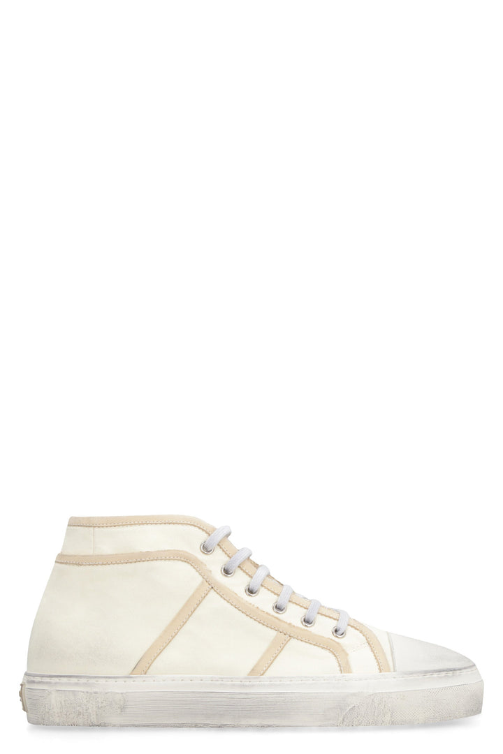 CANVAS MID-TOP SNEAKERS