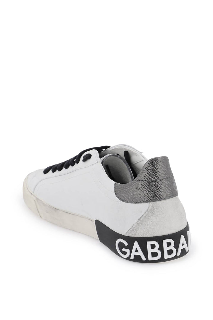 LEATHER LOW-TOP SNEAKERS