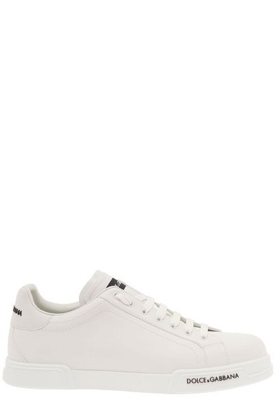 LOW TOP LEATHER SNEAKERS