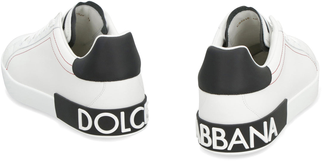 PORTOFINO LEATHER LOW-TOP SNEAKERS