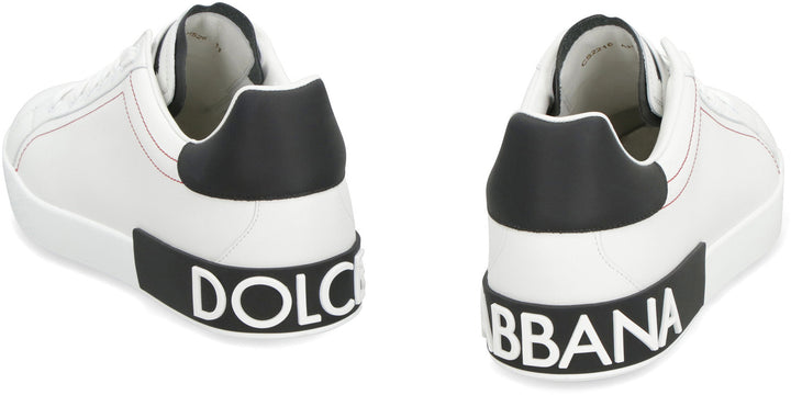 PORTOFINO LEATHER LOW-TOP SNEAKERS