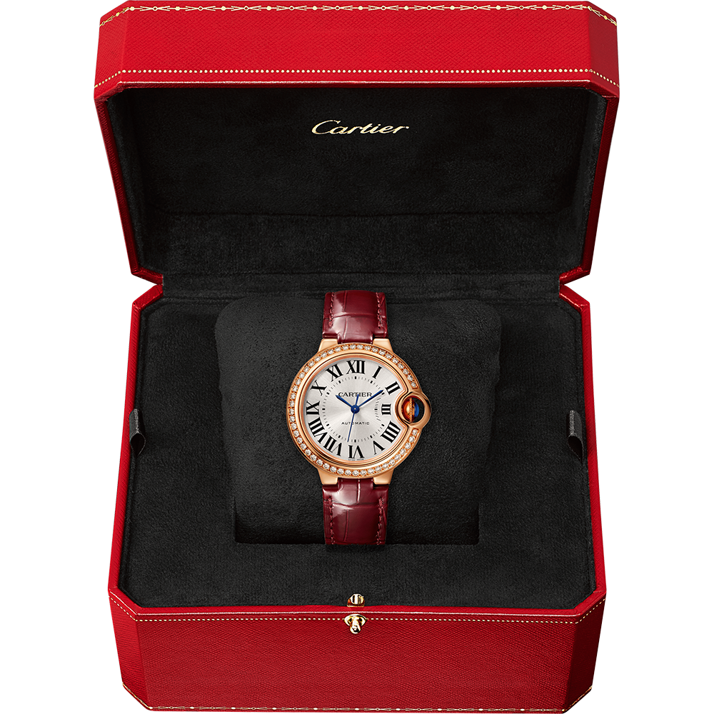 Ballon Bleu de Cartier Rose Gold 33mm Watch WJBB0033