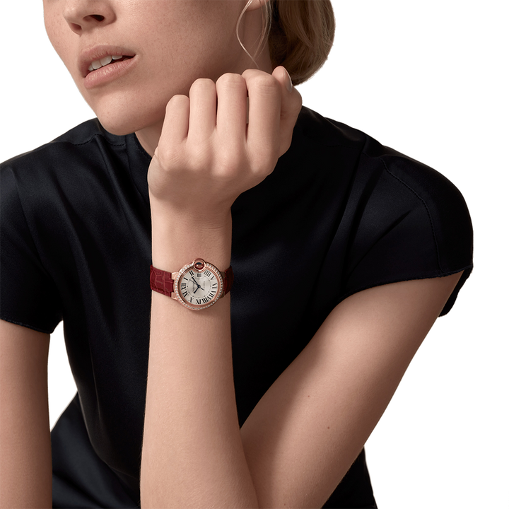 Ballon Bleu de Cartier Rose Gold 33mm Watch WJBB0033