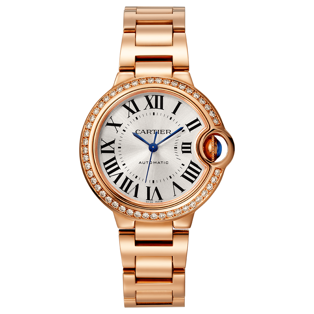 Ballon Bleu de Cartier Rose Gold 33mm Watch WJBB0063