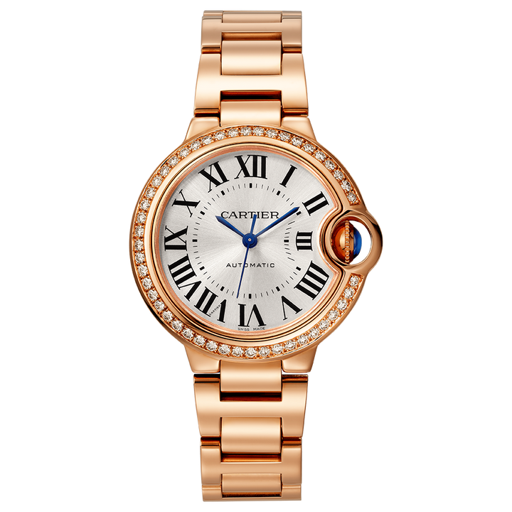 Ballon Bleu de Cartier Rose Gold 33mm Watch WJBB0063