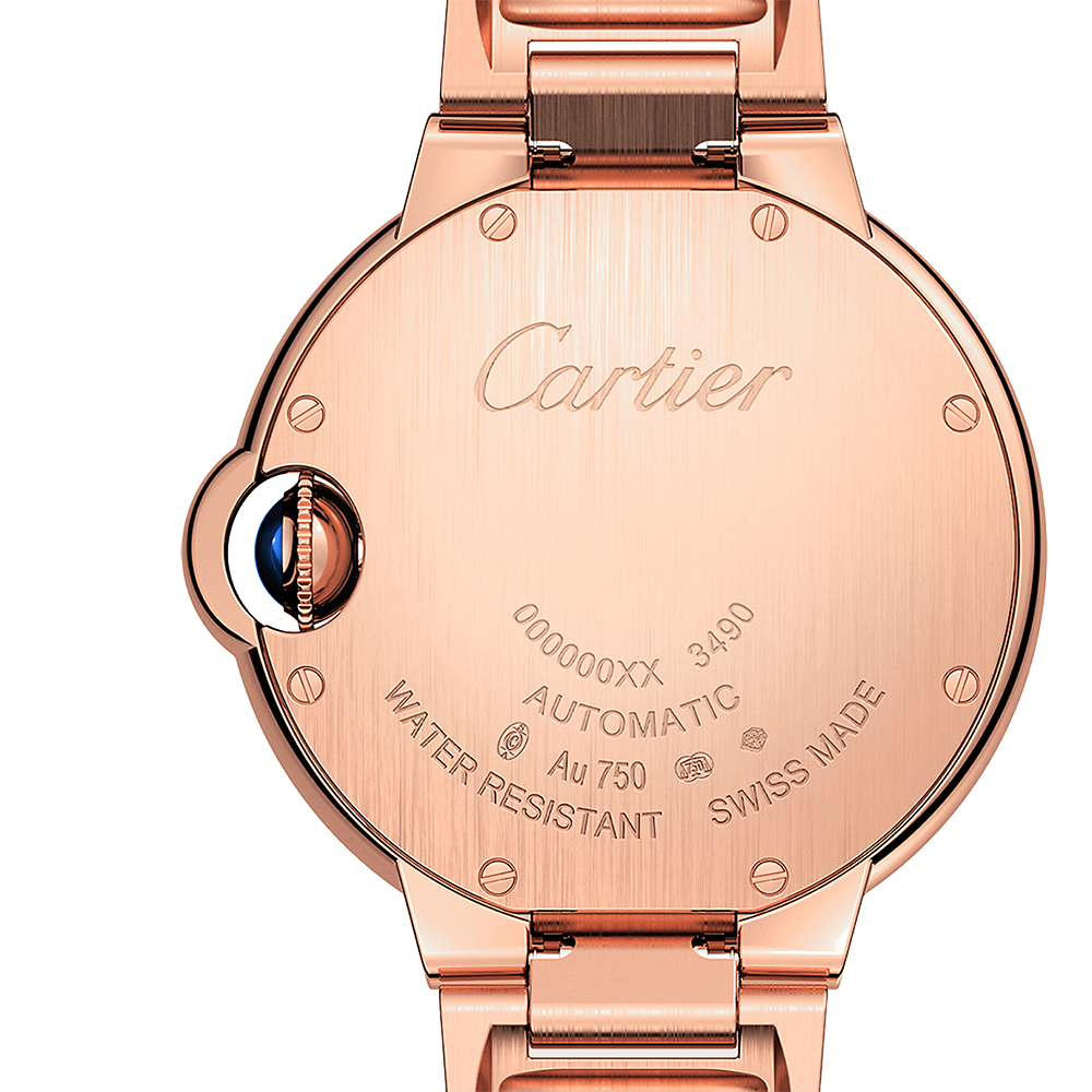 Ballon Bleu de Cartier Rose Gold 33mm Watch WJBB0063