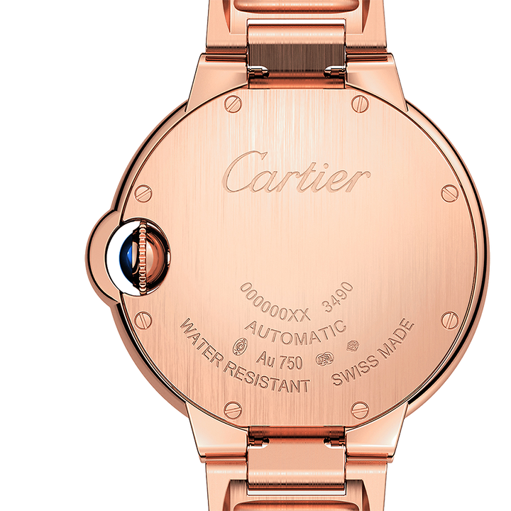Ballon Bleu de Cartier Rose Gold 33mm Watch WJBB0063