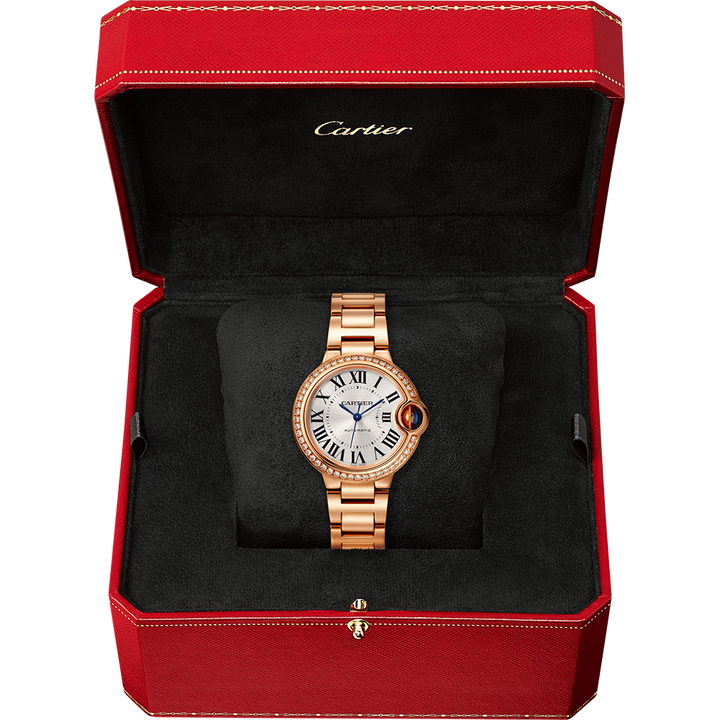 Ballon Bleu de Cartier Rose Gold 33mm Watch WJBB0063