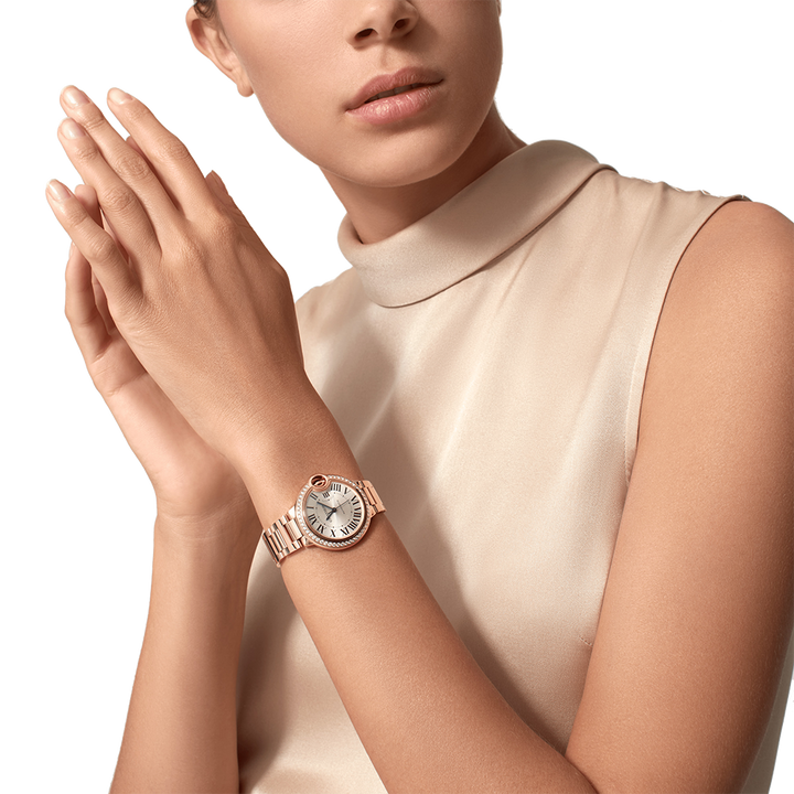 Ballon Bleu de Cartier Rose Gold 33mm Watch WJBB0063