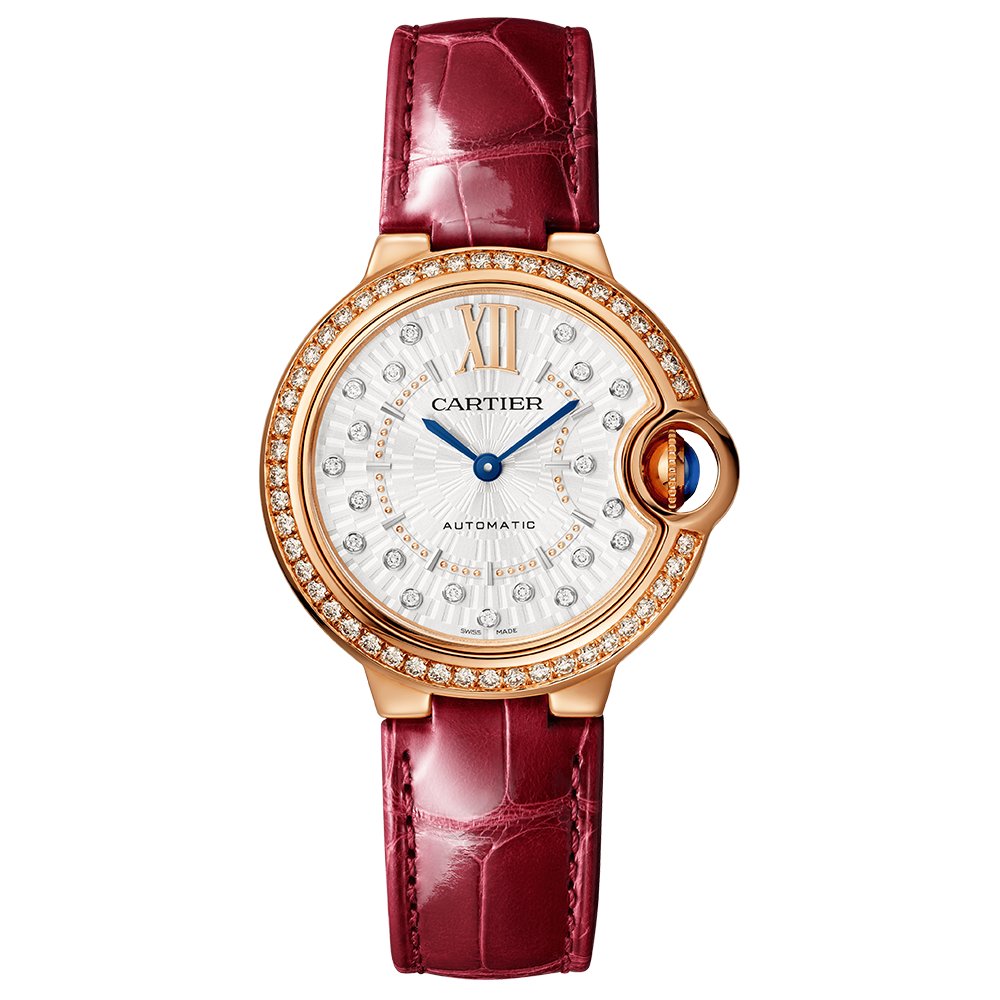 Ballon Bleu de Cartier Rose Gold 33mm Watch WJBB0080