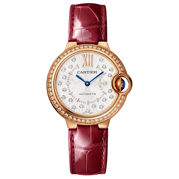 Ballon Bleu de Cartier Rose Gold 33mm Watch WJBB0080
