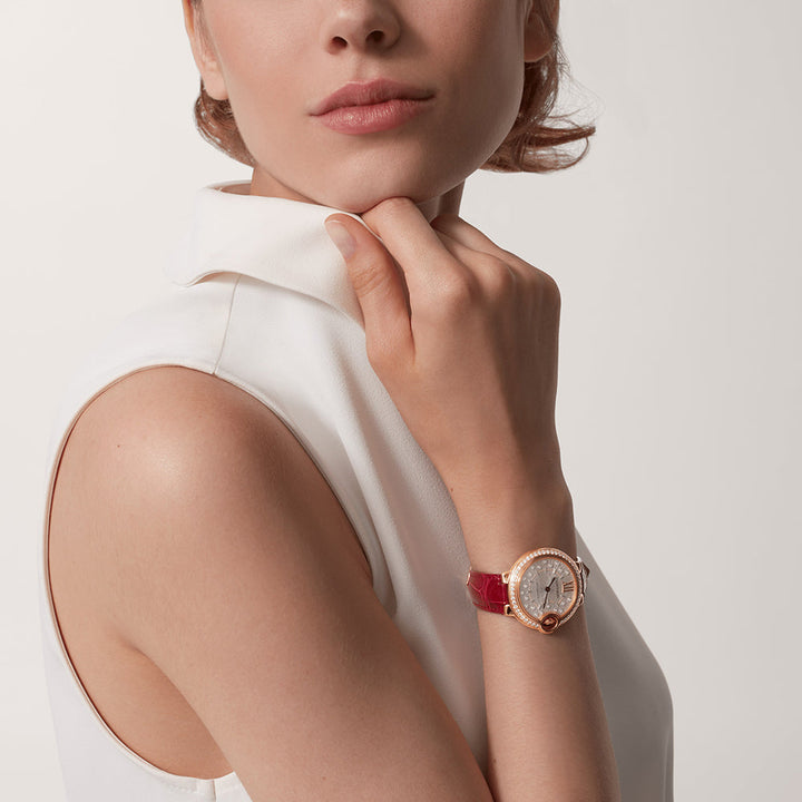 Ballon Bleu de Cartier Rose Gold 33mm Watch WJBB0080