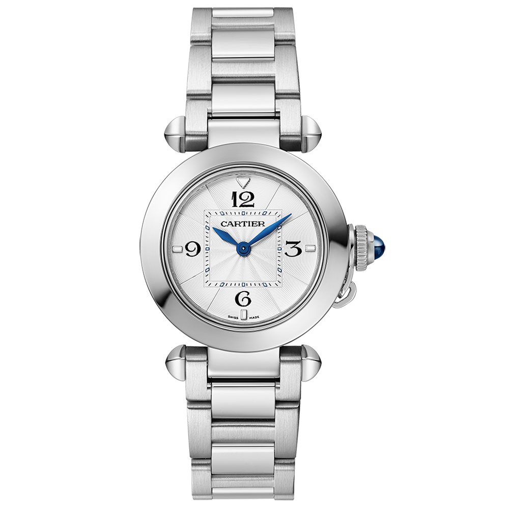 Pasha de Cartier Steel 30mm Watch WSPA0021