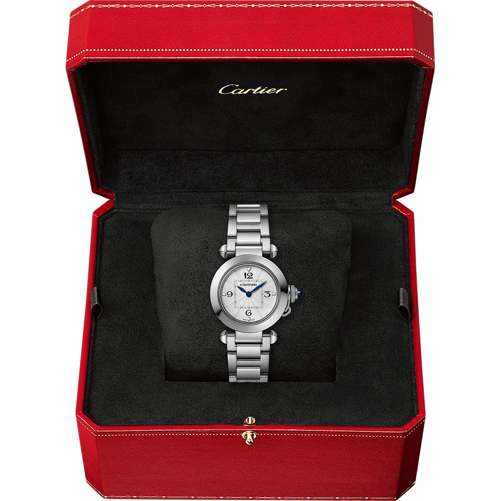Pasha de Cartier Steel 30mm Watch WSPA0021