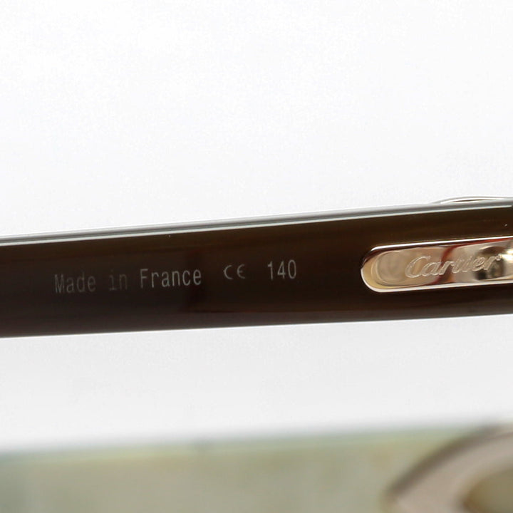 CARTIER C de Cartier White Buffalo Sunglasses