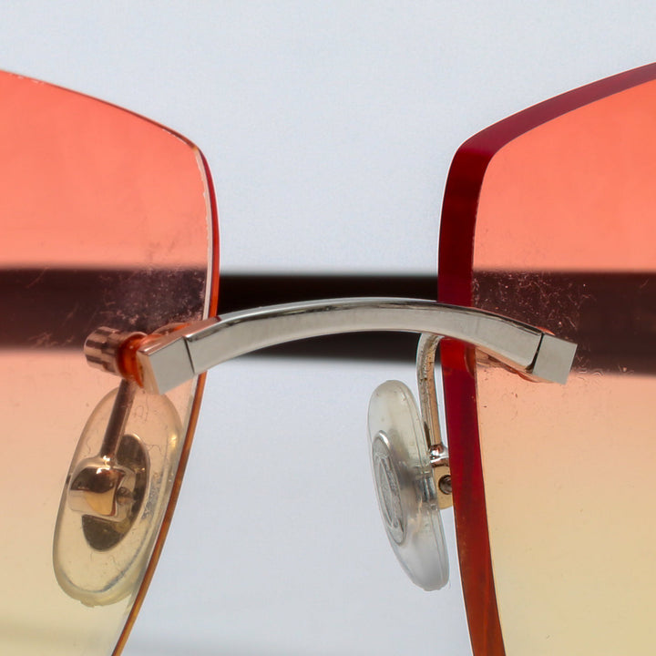 CARTIER C de Cartier White Buffalo Sunglasses