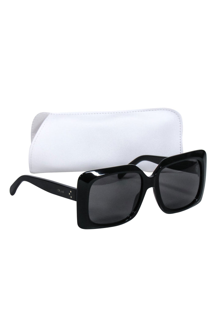 Celine - Black Large Square Sunglasses
