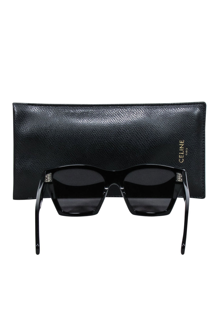 Celine - Black Square Cat Eye Sunglasses