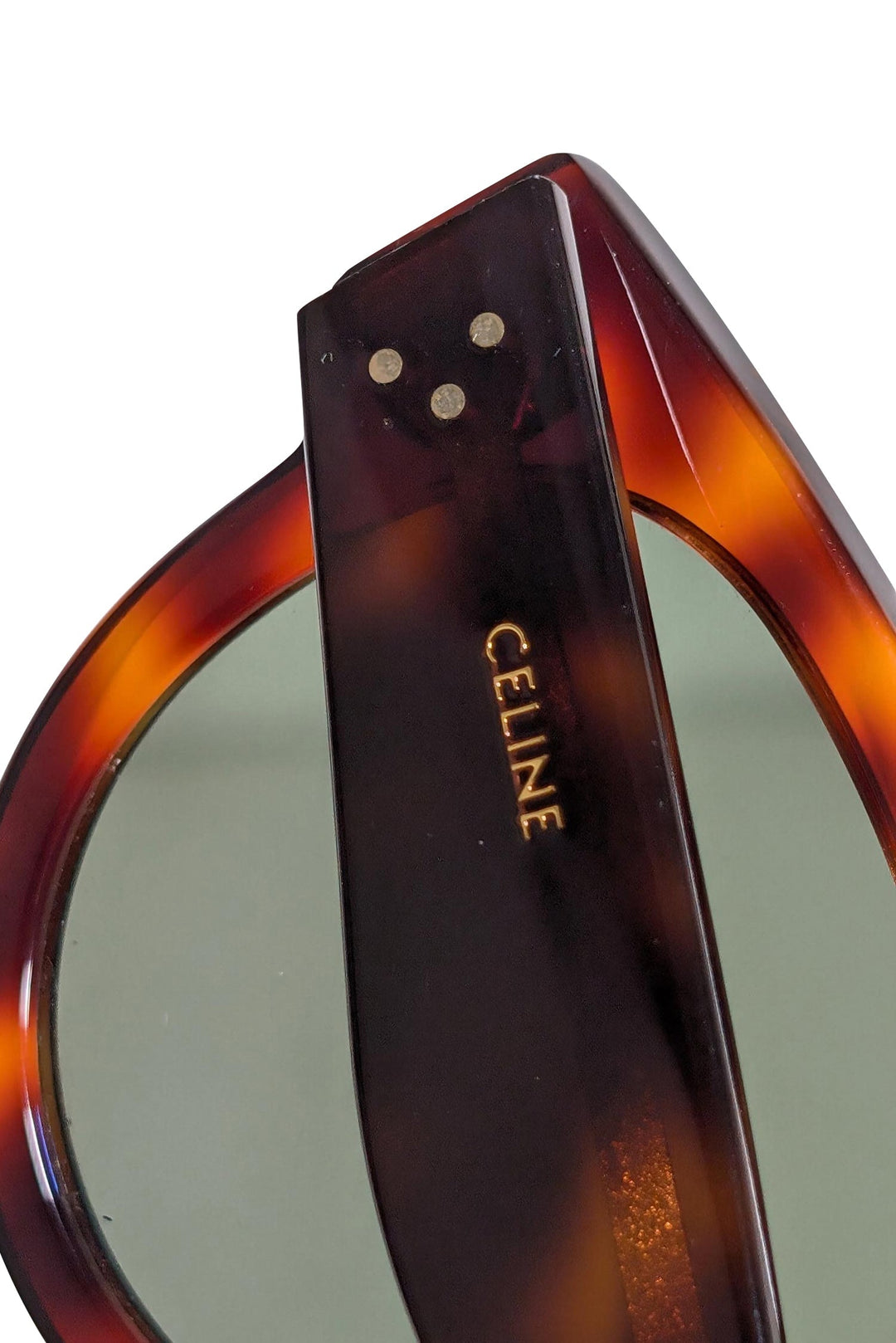 Celine - Brown Tortoise Rounded Sunglasses