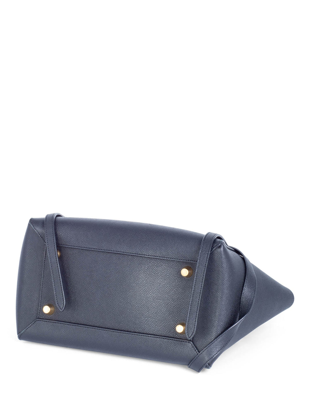 Celine Logo Grainy Leather Belt Bag Black