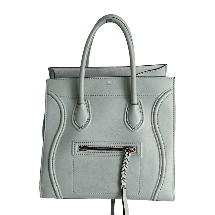 Celine Celine Luggage handbag in powder blue leather
