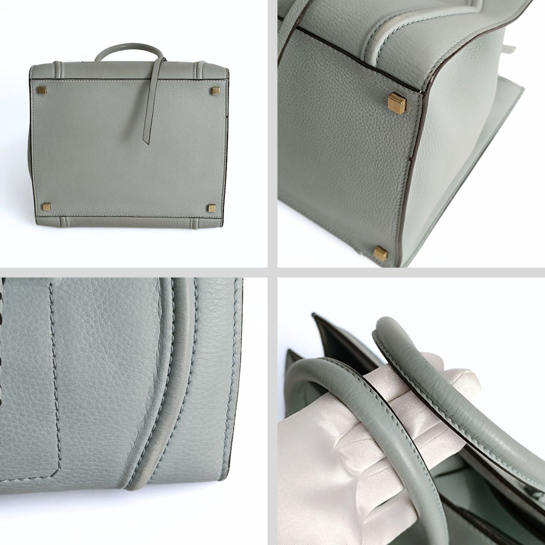 Celine Celine Luggage handbag in powder blue leather
