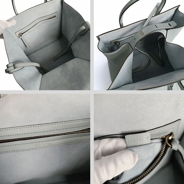 Celine Celine Luggage handbag in powder blue leather