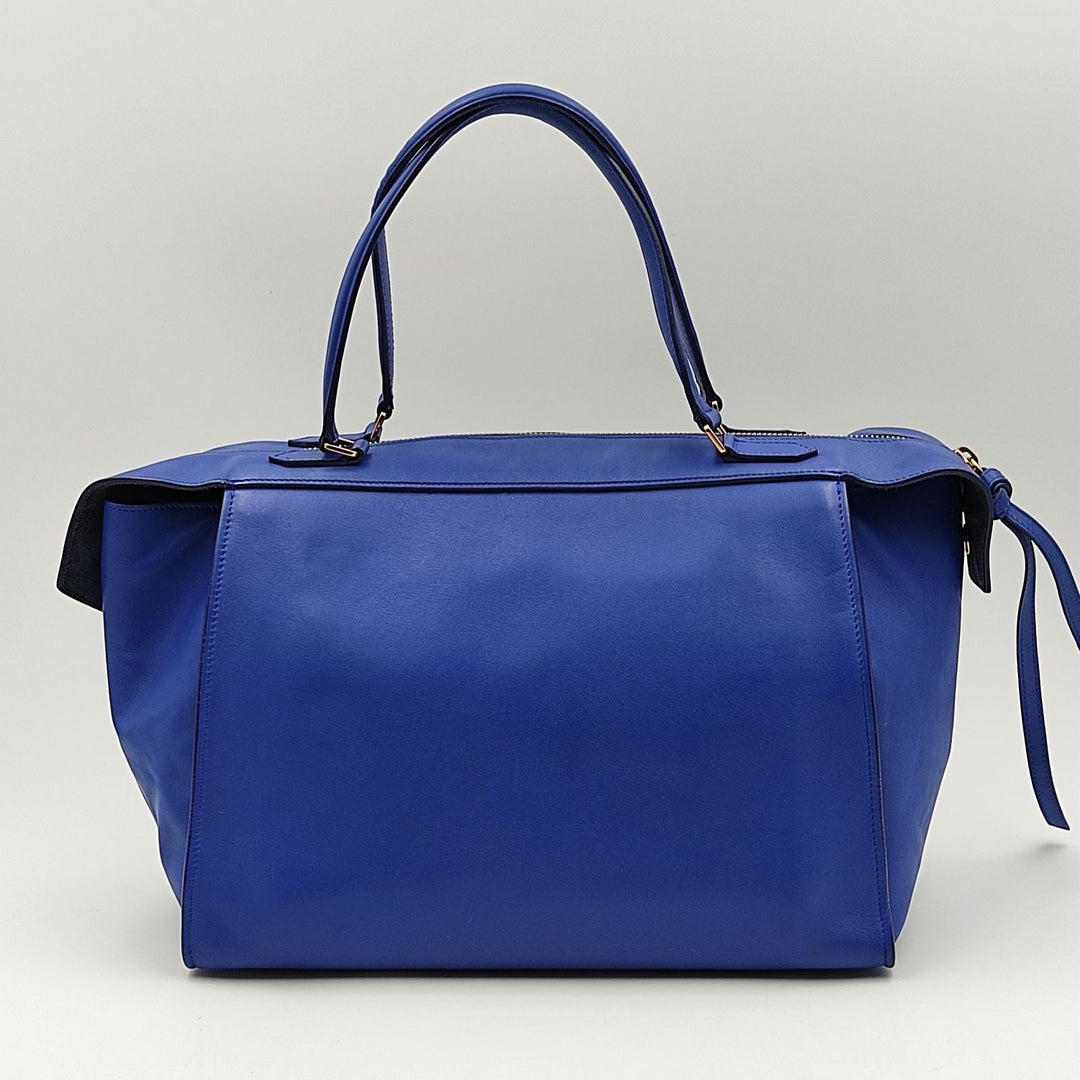 Celine Celine Celine Ring handbag in light blue leather