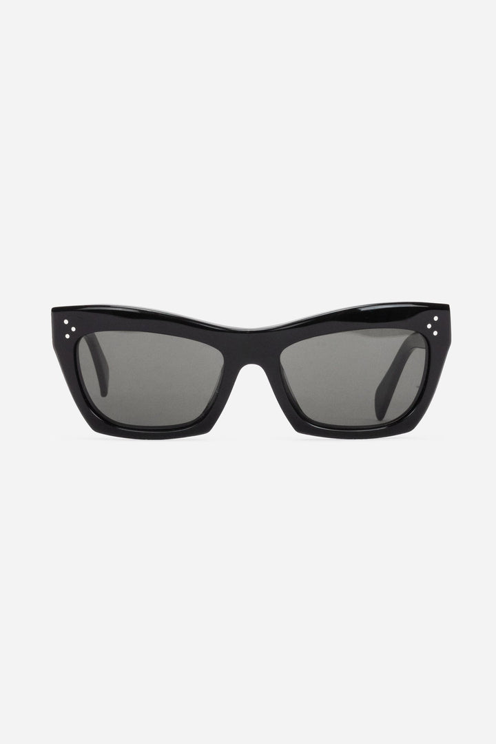 black square cat eye sunglasses