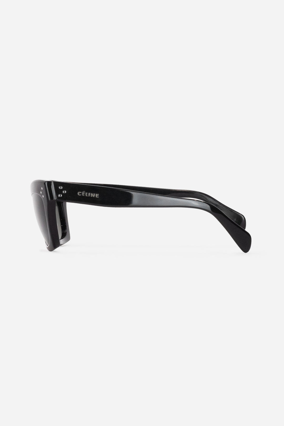black square cat eye sunglasses