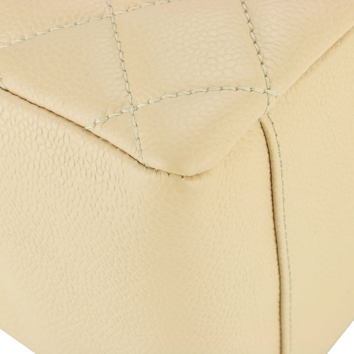 Top Quality Chanel Grand Shopping Tote [GST] Beige Caviar Gold Hardware 2013