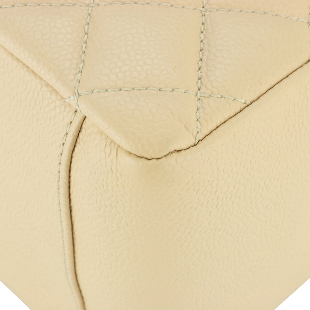 Top Quality Chanel Grand Shopping Tote [GST] Beige Caviar Gold Hardware 2013
