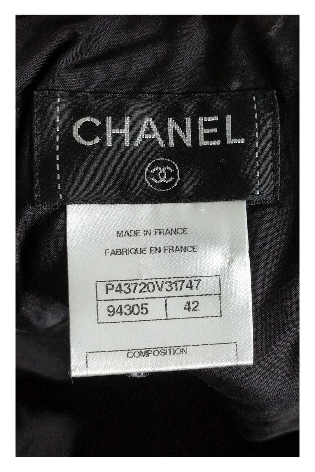 Top Quality Chanel - Black Pencil Skirt Sz 10