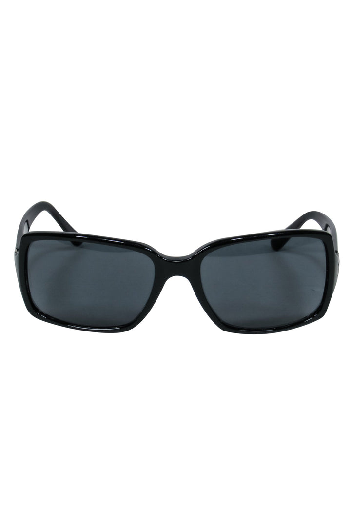 Top Quality Chanel - Black Square Sunglasses w/ Logo
