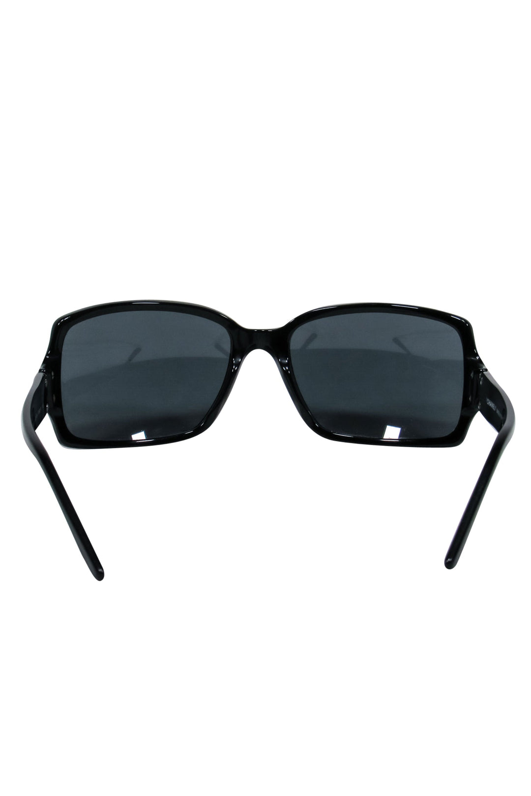Top Quality Chanel - Black Square Sunglasses w/ Logo
