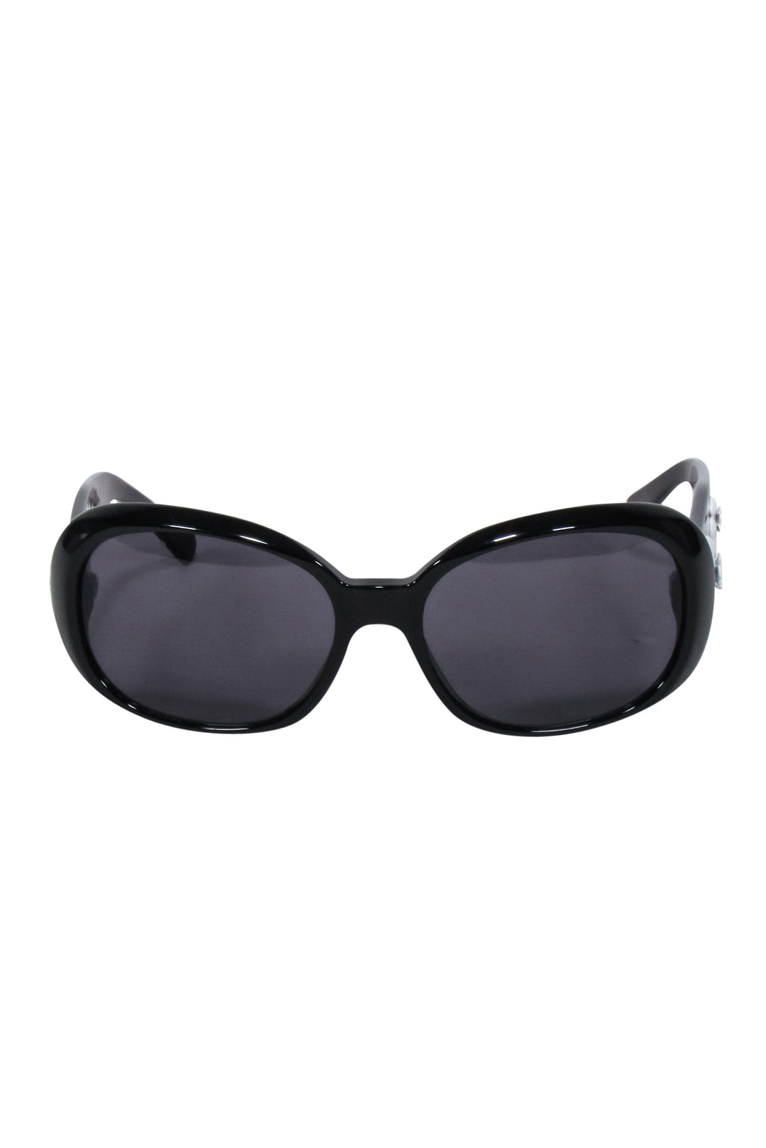 Top Quality Chanel - Black Sunglasses w/ 3D Flower Side Detail