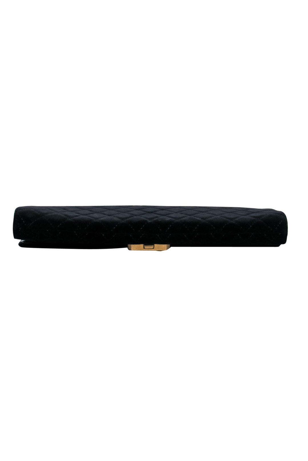 Top Quality Chanel - Black Velvet Quilted Clutch