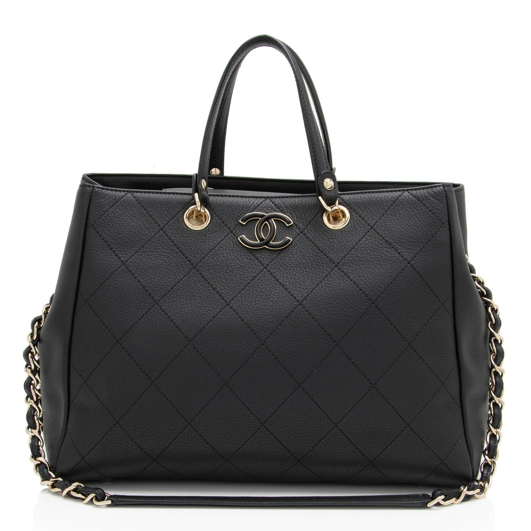 Top Quality Chanel Bullskin Neo Soft Medium Shopping Tote (SHF-64NjCF)