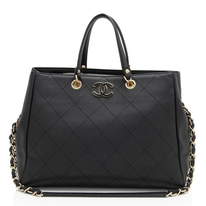Top Quality Chanel Bullskin Neo Soft Medium Shopping Tote (SHF-64NjCF)