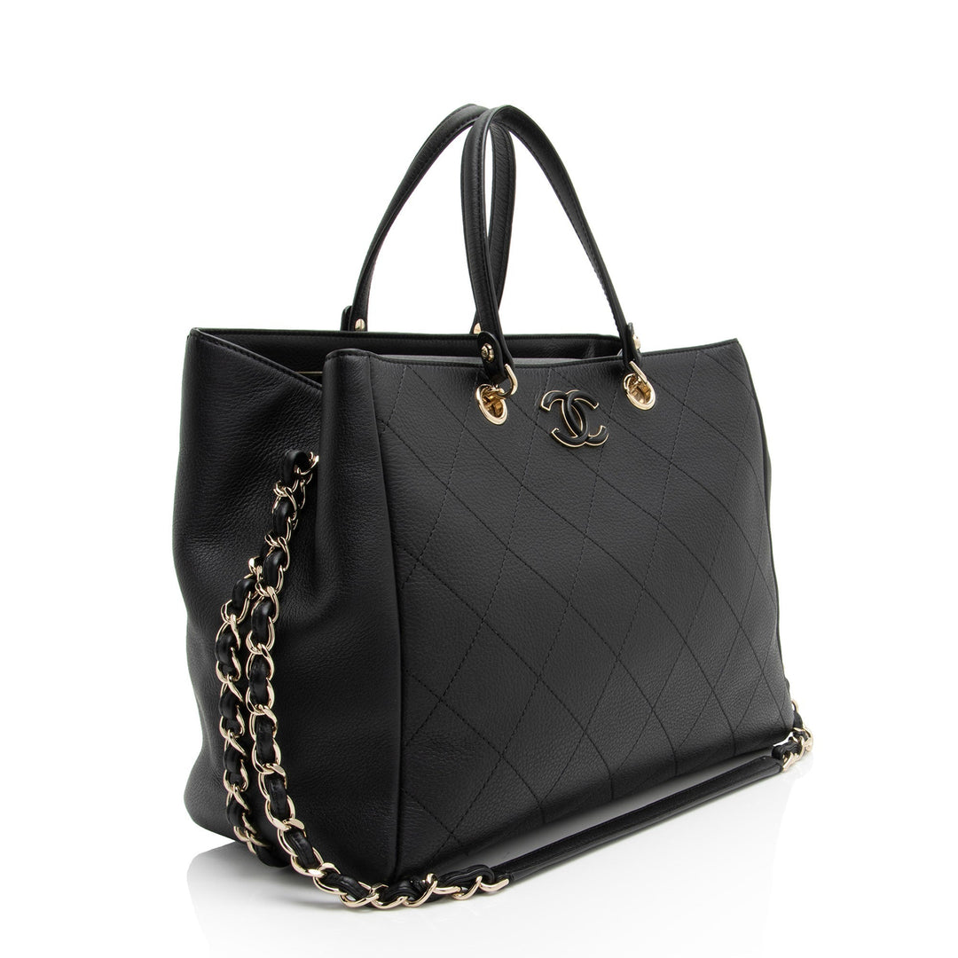 Top Quality Chanel Bullskin Neo Soft Medium Shopping Tote (SHF-64NjCF)