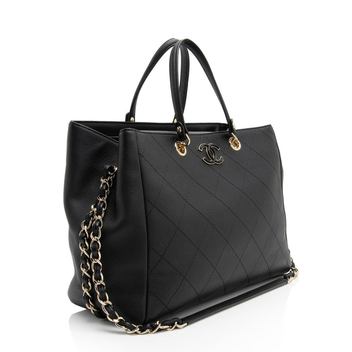 Top Quality Chanel Bullskin Neo Soft Medium Shopping Tote (SHF-64NjCF)