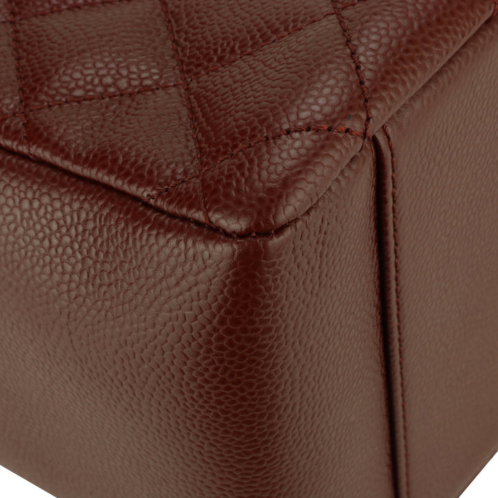 Top Quality Chanel Grand Shopping Tote [GST] Burgundy Caviar Silver Hardware 2014