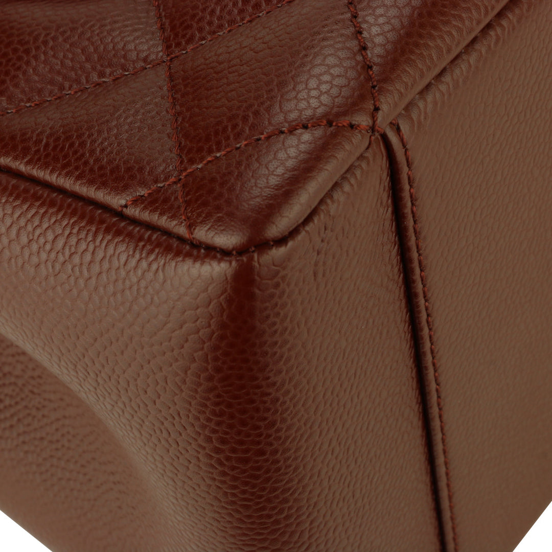 Top Quality Chanel Grand Shopping Tote [GST] Burgundy Caviar Silver Hardware 2014