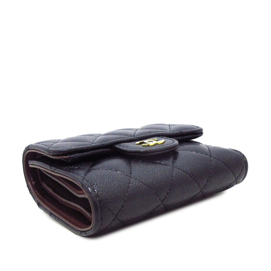 Top Quality Chanel CC Caviar Trifold Wallet (SHG-NnCEHv)